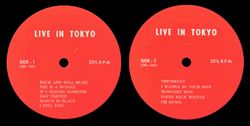 THE BEATLES / LIVE IN TOKYO OG-545 (1CD)