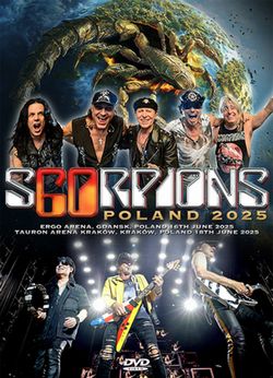 SCORPIONS / POLAND 2025 (2DVDR)