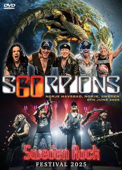 SCORPIONS / SWEDEN ROCK FESTIVAL 2025 (1DVDR)