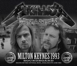 METALLICA,MEGADETH & DIAMOND HEAD / MILTON KEYNES 1993: SOUNDBOARD (4CDR)