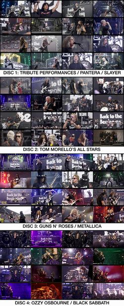 V.A.(BLACK SABBATH / OZZY OSBOURNE / METALLICA / GUNS N' ROSES) / BACK TO THE BEGINNING PRO SHOT (4DVDR)