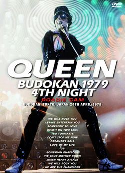 QUEEN / BUDOKAN 1979 4.ª NOCHE DE ROADIE CAM PRO SHOT (1 DVDR)