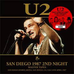 U2 / SAN DIEGO 1987 2ND NIGHT MASTER TAPES (2CD)