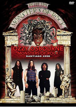 OZZY OSBOURNE / MONSTERS OF ROCK SANTIAGO 1995 PRO SHOT (1DVDR)