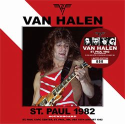 VAN HALEN / ST. PAUL 1982 SOUNDBOARD (2CD)
