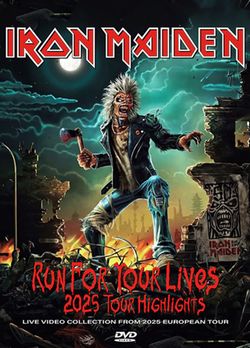 IRON MAIDEN / RUN FOR YOUR LIVES 2025 TOUR HIGHLIGHTS (1DVDR)