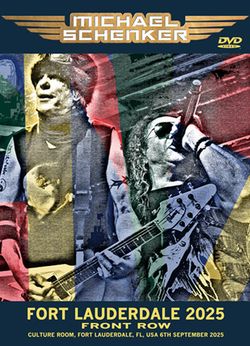 MICHAEL SCHENKER / FORT LAUDERDALE 2025 FRONT ROW (1DVDR)