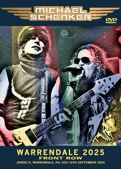 MICHAEL SCHENKER / WARRENDALE 2025 FRONT ROW (1DVDR)