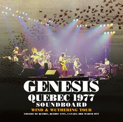 GENESIS / QUEBEC 1977 SOUNDBOARD (2CDR)