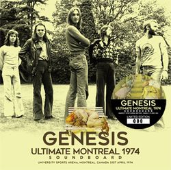 GENESIS / ULTIMATE MONTREAL 1974 SOUNDBOARD (2CD+1DVDR)
