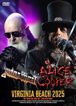 ALICE COOPER/JUDAS PRIEST/VIRGINIA BEACH 2025 PRIMERA FILA (2 DVD)