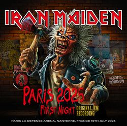IRON MAIDEN / PARIS 2025 FIRST NIGHT ORIGINAL IEM RECORDING (2CDR)
