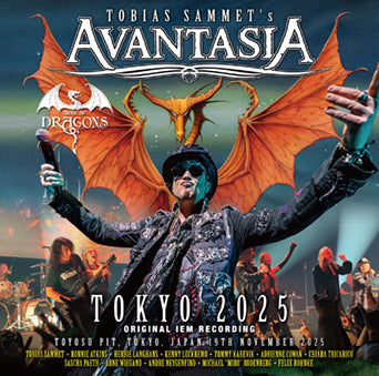 TOBIAS SAMMET'S AVANTASIA / TOKYO 2025 ORIGINAL IEM RECORDING (2CDR)