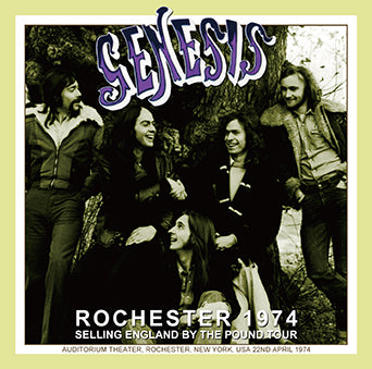 GENESIS / ROCHESTER 1974 SELLING ENGLAND BY THE POUND TOUR (2CDR)