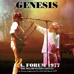 GENESIS / L.A. FORUM 1977 MIKE MILLARD MASTER CASSETTES (2CDR)