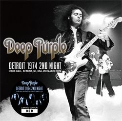 DEEP PURPLE / DETROIT 1974 2ND NIGHT (2CD)