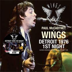 PAUL McCARTNEY & WINGS / DETROIT 1976 1ST NIGHT (2CD)