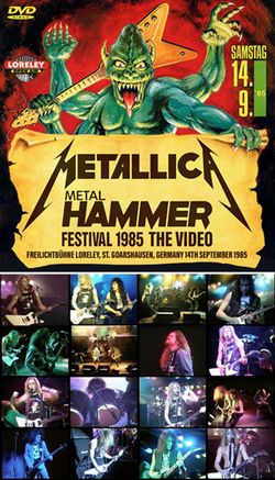 METALLICA / METAL HAMMER FESTIVAL 1985 (1CD+1DVDR)