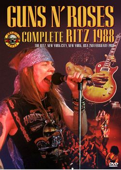 GUNS N' ROSES / COMPLETE RITZ 1988 HD PRO SHOT (1DVDR)