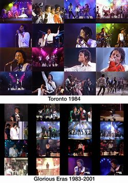 JACKSONS / TORONTO 1984 + GLORIOUS ERAS 1983-2001 PRO SHOT (2DVDR)