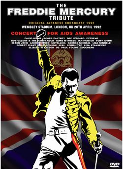 V.A. (QUEEN, GUNS N' ROSES, DEF LEPPARD, EXTREME, METALLICA, ETC) / THE FREDDIE MERCURY TRIBUTE ORIGINAL JAPANESE BROADCAST 1992 (2DVDR)