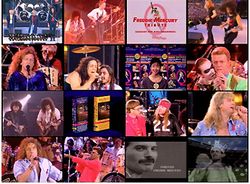 V.A. (QUEEN, GUNS N' ROSES, DEF LEPPARD, EXTREME, METALLICA, ETC) / THE FREDDIE MERCURY TRIBUTE ORIGINAL JAPANESE BROADCAST 1992 (2DVDR)