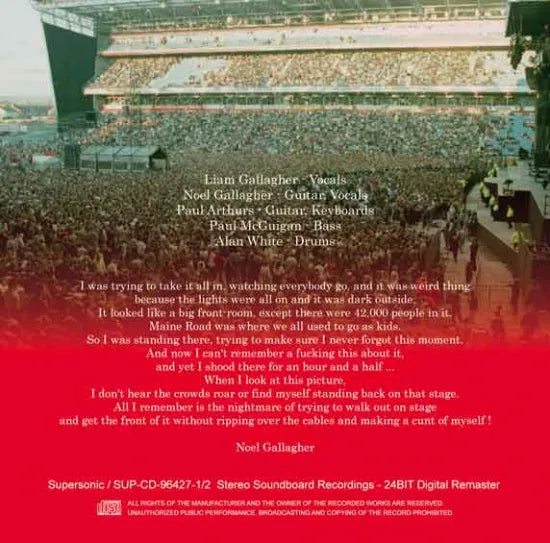 OASIS / THE ULTIMATE HOMECOMING TRIUMPH RED EDITION (2CD)