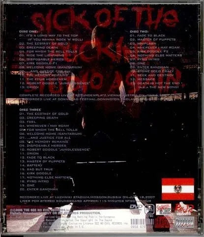 METALLICA / VIENNA 2007 (2CD+1DVDR)