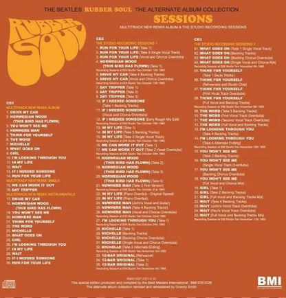 THE BEATLES / RUBBER SOUL SESSIONS ALTERNATE ALBUM COLLECTION (3CD)