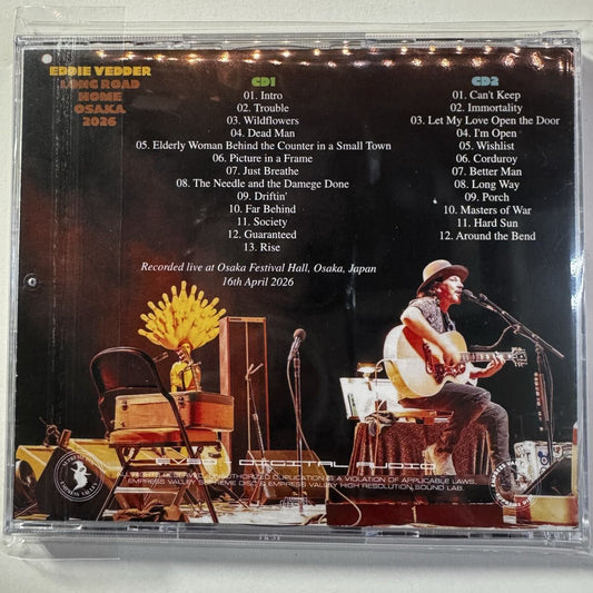 EDDIE VEDDER / LONG ROAD HOME OSAKA 2026 (2CD)