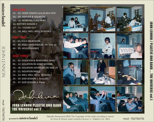 JOHN LENNON PLASTIC ONO BAND / THE UNIVERSE VOL.1 (5CD)