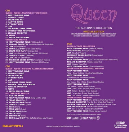 QUEEN / QUEEN I THE ALTERNATE COLLECTION SPECIAL EDITION (2CD&1DVD)
