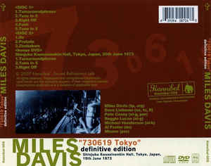 MILES DAVIS / 730619 TOKYO (2CD)