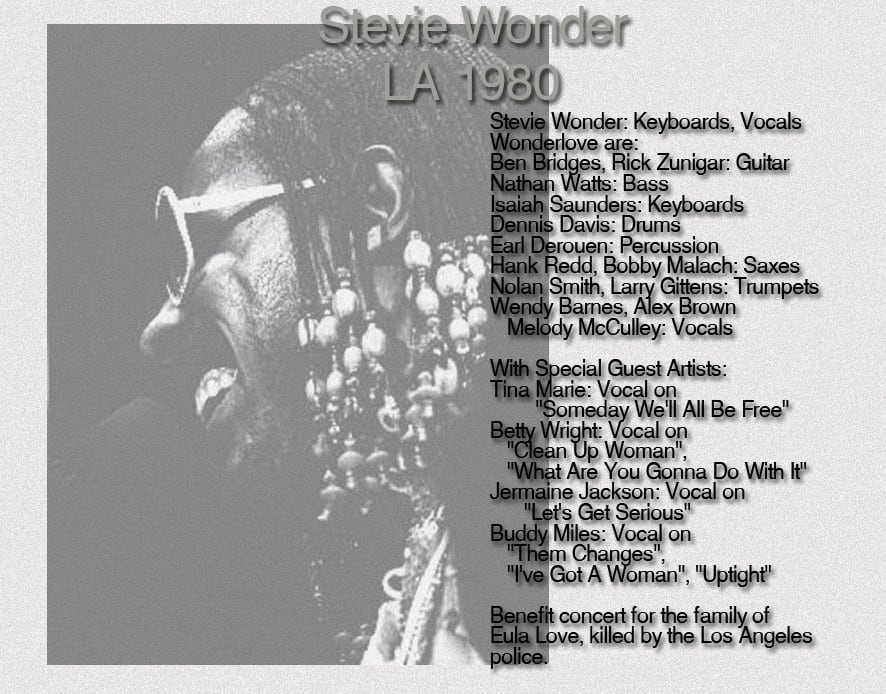 Stevie Wonder / LA 1980 (3CDR)