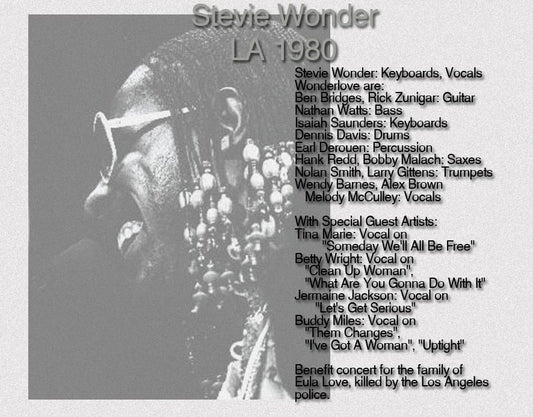 Stevie Wonder / LA 1980 (3CDR)