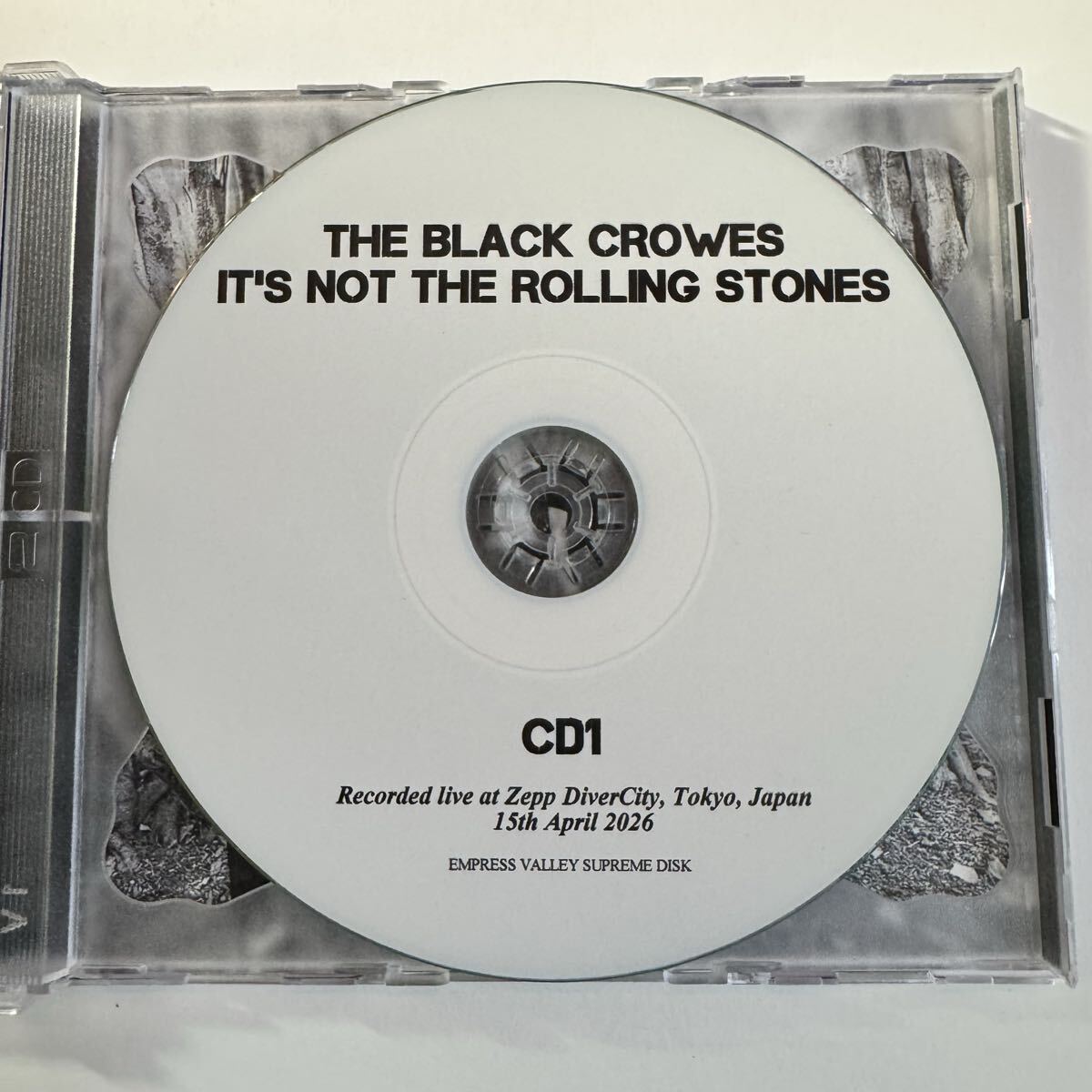 THE BLACK CROWES / IT’S NOT THE ROLLING STONES 2026/04/15 TOKYO SECOND NIGHT (2CD)