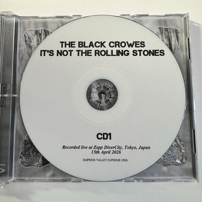 THE BLACK CROWES / IT’S NOT THE ROLLING STONES 2026/04/15 TOKYO SECOND NIGHT (2CD)