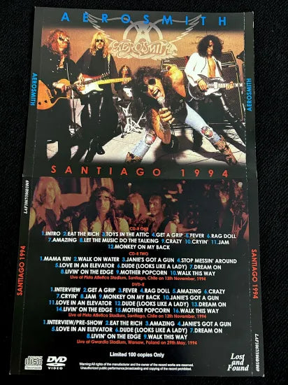 AEROSMITH / 4-Title Set (8 CDs + 2 DVDs)
