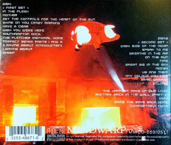 ROGER WATERS / TICKET TO THE MOON SOUNDBOARD (2CDR)