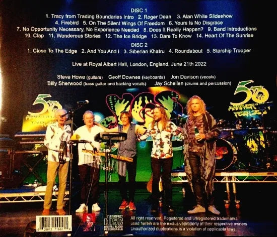 YES / ROYAL ALBERT HALL 2022 (2CDR)