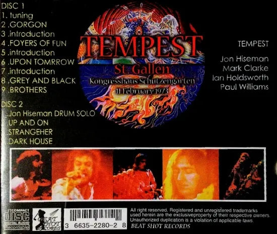 TEMPEST / St.Gallen (2CDR)