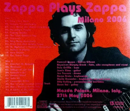 Zappa Plays Zappa / Milano 2006 (2CDR)