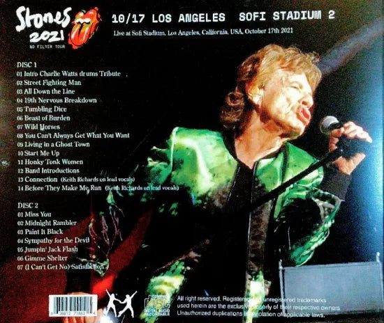 THE ROLLING STONES / LOS ANGELES SOFISTADIUM 2 (2CDR)