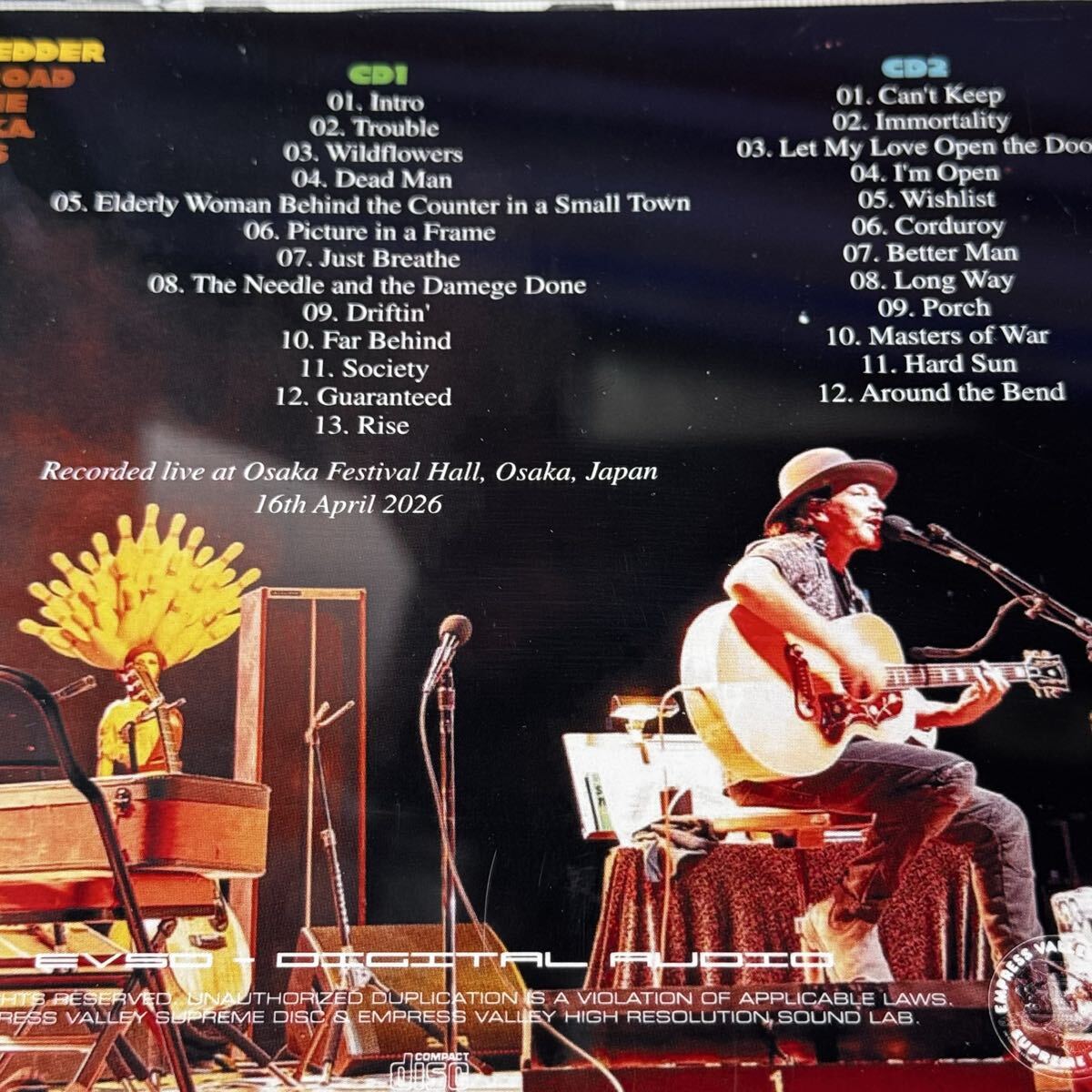 EDDIE VEDDER / LONG ROAD HOME OSAKA 2026 (2CD)