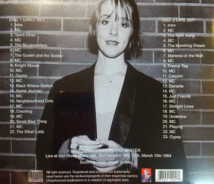 Suzanne Vega / Iron Horse Music Hall 1984 STEREO SOUNDBOARD (2CDR)