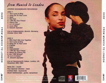 SADE / from Munich to London STEREO SOUNDBOARD (2CDR)
