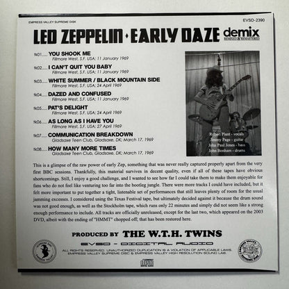 LED ZEPPELIN / EARLY DAZE (1CD+Bonus Disc)