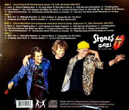 THE ROLLING STONES / AUSTIN & HOLLYWOOD 2021 (4CDR)