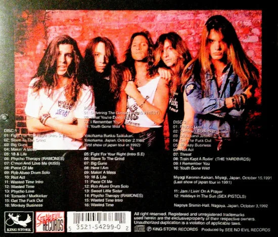 SKID ROW / BECOME A SLAVE OF PASSION (3CDR)