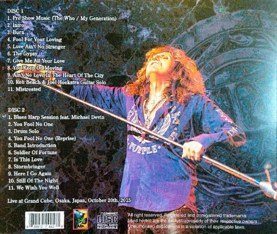 WHITESNAKE / THE PURPLE TOUR OSAKA (2CDR)